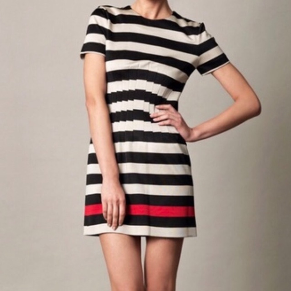 Diane von Furstenberg Jersey Striped Dress